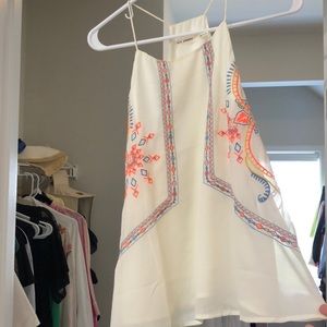 Blu Pepper embroidered tank